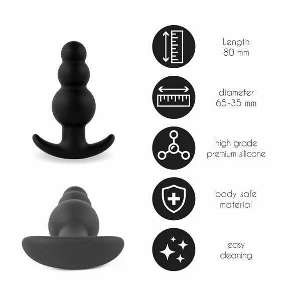 FeelzToys - Plugz Butt Plug Black