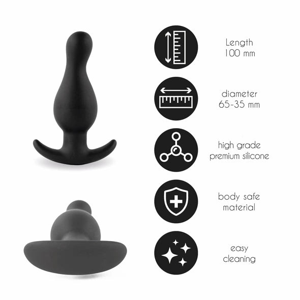 FeelzToys - Plugz Butt Plug Black