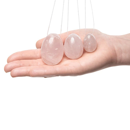 La Gemmes - Yoni Egg Set Rose Quartz