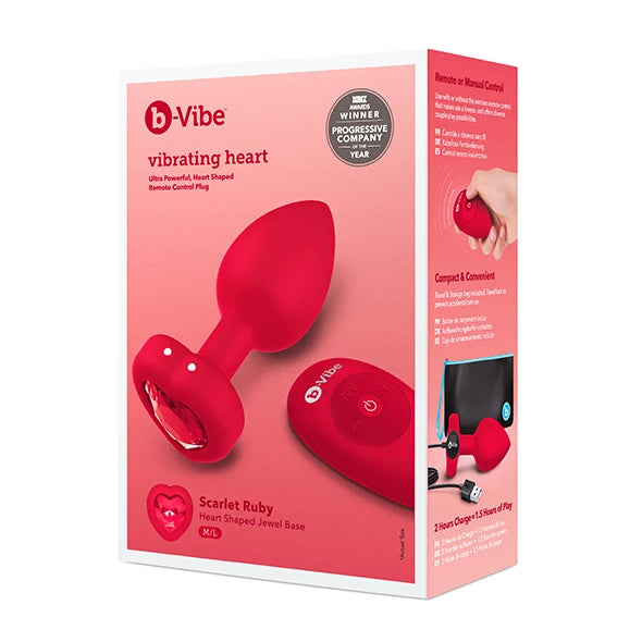 B-Vibe - Vibrating Heart Plug