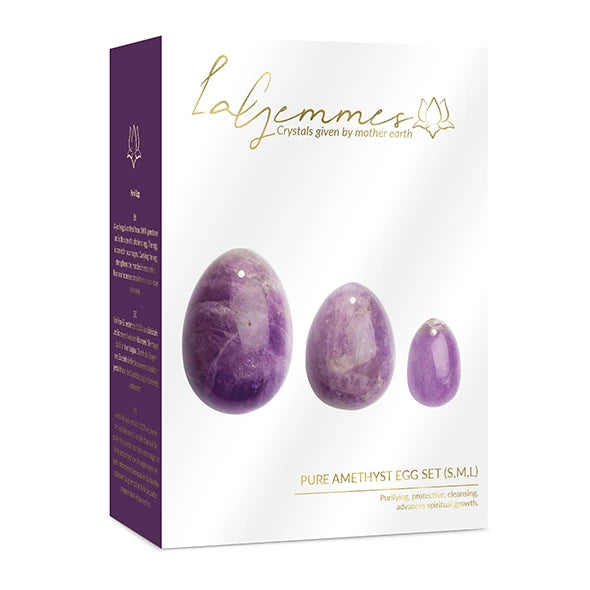 La Gemmes - Yoni Egg Set Pure Amethyst