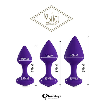 FeelzToys - Bibi Butt Plug Set 3 pcs