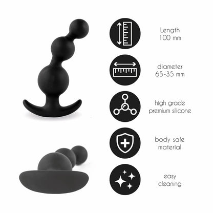 FeelzToys - Plugz Butt Plug Black