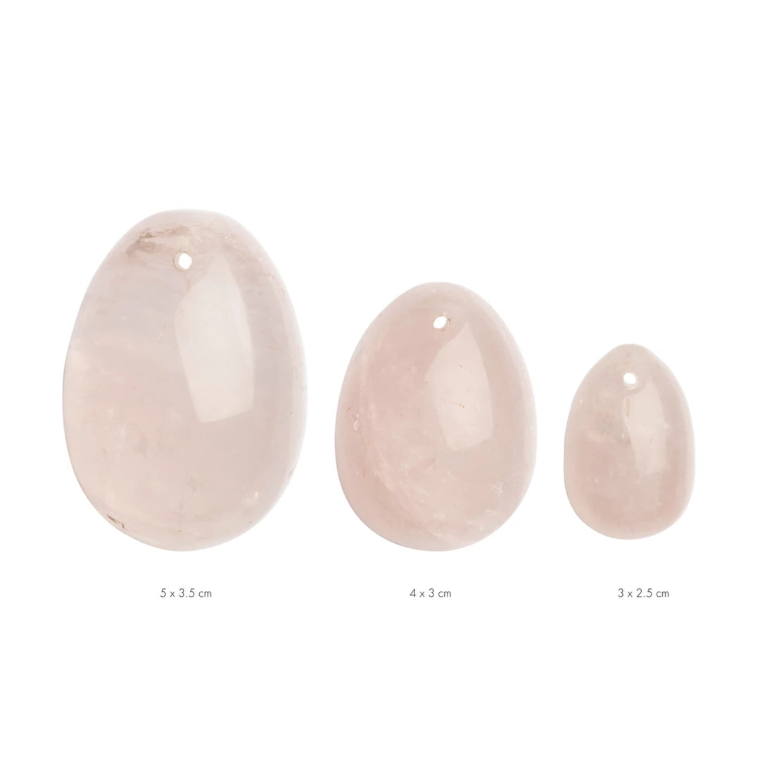 La Gemmes - Yoni Egg Set Rose Quartz