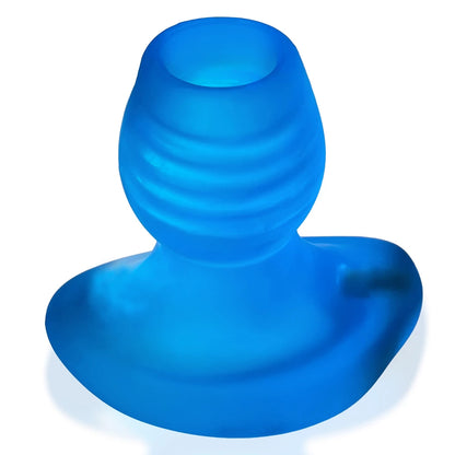 Oxballs - Glowhole-1 Hollow Buttplug with Led Insert Red/Blue Morph Small