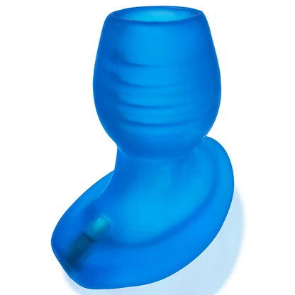 Oxballs - Glowhole-1 Hollow Buttplug with Led Insert Red/Blue Morph Small