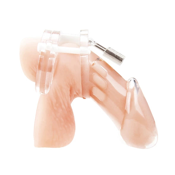 Blueline - Acrylic See-Thru Chastity Cage